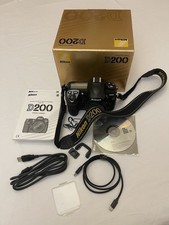 Nikon D200 SLR Camera Body Boxed Pristine Low Shutter Count 8573 Accessories