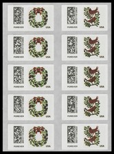 US CVP115-CVP116 CVP116a Holiday Cheer Kiosk ATM F sheet 10 MNH 2025