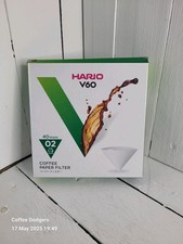 Hario V60 VCF-02-40W Coffee Dripper Filter Papers  Size 02 1-4 cups.
