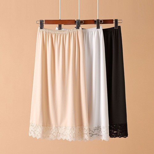 Ladies lace long slip - lace,