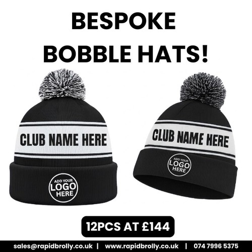 Bespoke bobble hats 144 - hats, £144
