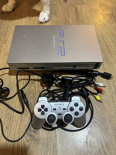 Silver sony playstation - playstation, 2