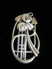 Rennie Mackintosh Style Brooch