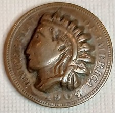 1904 Indian Chief Head Left