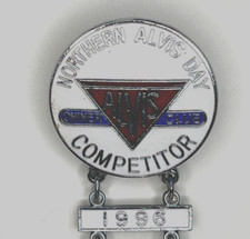 Alvis Owners Club Northern Alvis Day Competitor Badge 96,97& 99 bar 30mm dia