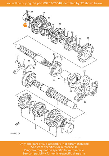 Suzuki bearing rh - suzuki,