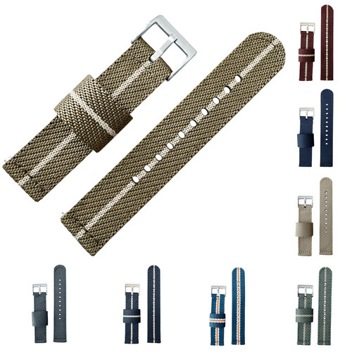 Watch strap twill woven fabric - watch,