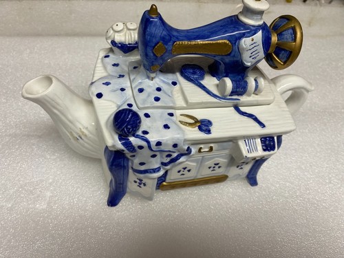 Sewing machine ceramic tea - sewing,