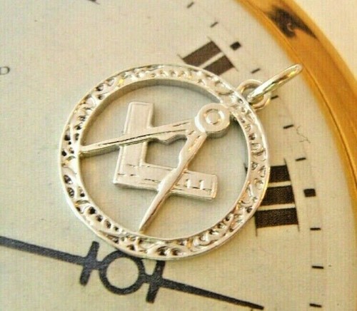 Masonic pocket watch chain fob - watch,