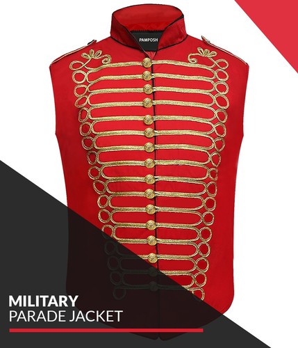 Hussar jacket mens steampunk - hussar,
