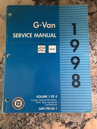1998 chevrolet van - chevrolet, g-
