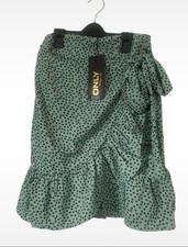 Green, Black Skirt, Girls