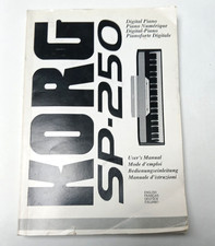 KORG SP-250 Stage Piano Instruction Manual only