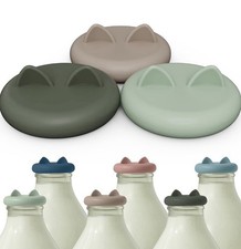 Milk bottle tops one - milk,