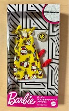 Sanrio Collab Barbie Doll Clothes Hello Kitty Bright Colors Used