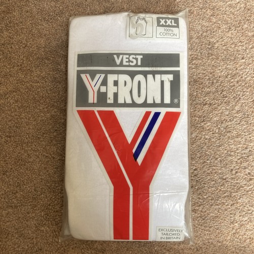 Jockey front white vest - jockey, xxl