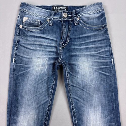 Salvage jeans mens 30x30 blue - jeans,