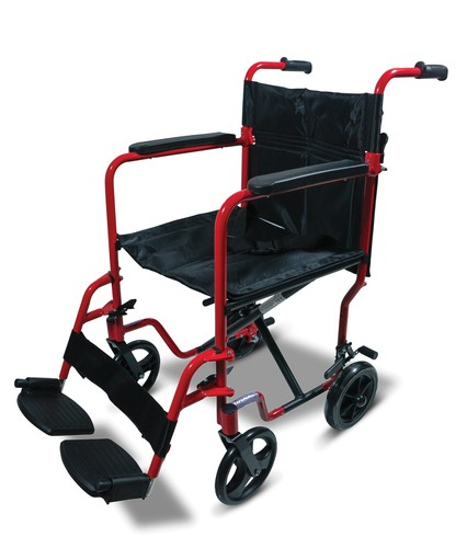 Aidapt red folding - folding, compact
