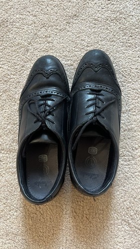 Clarks black leather school - clarks,