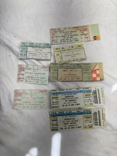 LOT OF 8 Concert ticket Stubs