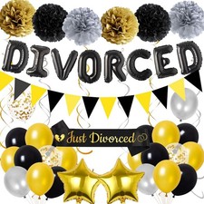 Divorce Party Decorations Set