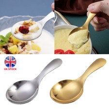 1~3x Spoon Short Handle Sugar Salt Spice Spoon Tea Coffee Scoop For Home Kitchen