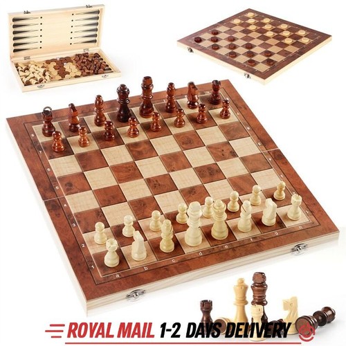 Large 39cm chess wooden - large,
