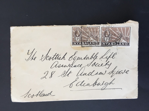 Nyasaland 1937 on - 1937, x2