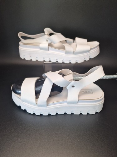 Topshop ladies uk5 eu38 white - topshop,