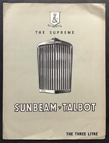 Sunbeam talbot litre - talbot, 3