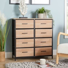 Fabric Chest of 8 Drawers