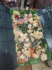 Thousands of Artificial Flowers Job Lot Bundle Mixed Colours
