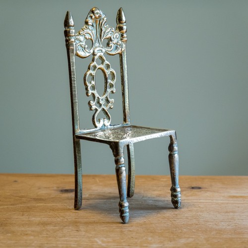 Vintage brass small throne - vintage,
