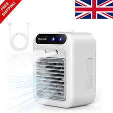 Portable Room Air Cooler,Mini Mobile Air Conditioner,4 in 1 Quiet Mini 500ML