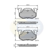 Brake Pads Set For Peugeot 206
