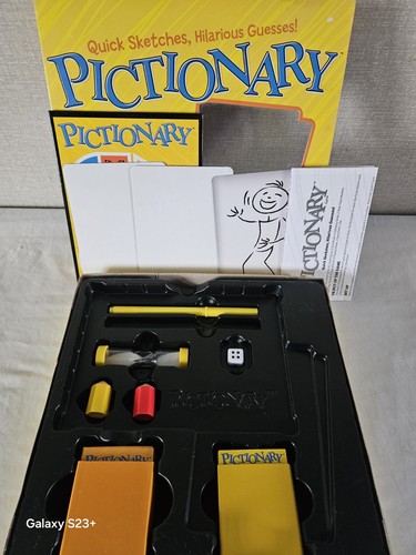 Pictionary board game with - pictionary,