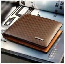 Luxury High Quality Wallet Mens Soft Leather Bifold ID Credit Card Designer 