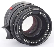 Summilux-M 35mm F1.4 ASPH. E46 11874 Wide-Angle Lens Made by Leica GmbH in 1993