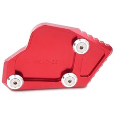 Red kickstand side stand - red,