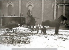 Vintage Funeral Horse Drawn