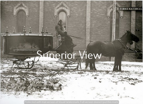 Vintage funeral horse drawn - horse,