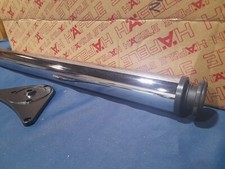  Hafele Table leg 4 pack Leg 710mm Dia 60mm Chrome/ Black insert with 25mm Adj 