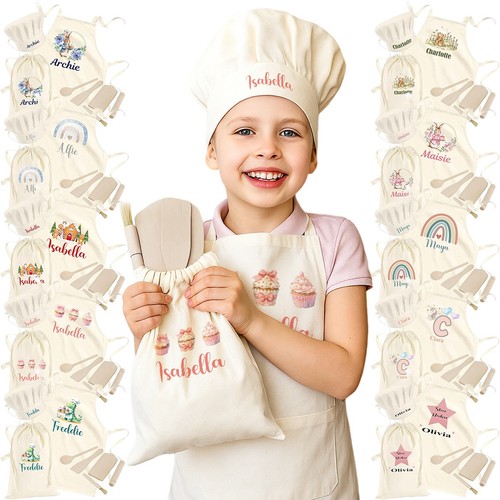 Personalised kids aprons for - personalised,