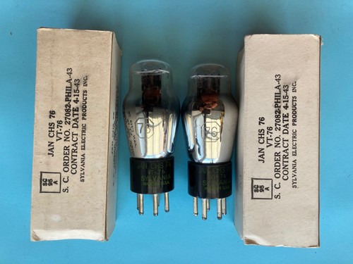 Pair sylvania triode - pair, 76