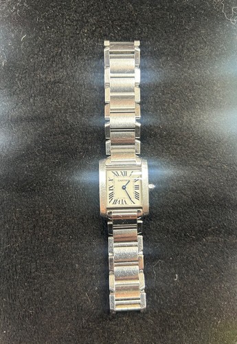 Cartier tank silver - silver, women's