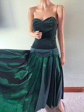 Vintage 1980s Green Velvet