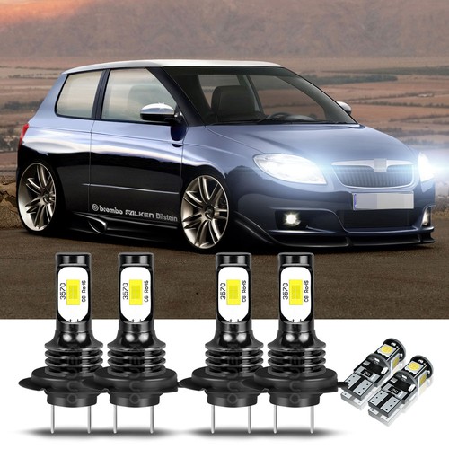 For skoda fabia mk2 headlight - for,