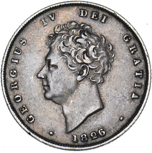 1826 shilling george - 1826, iv