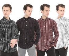 Xact Mens Polka Dot Shirt