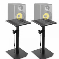 Pair Of UTX 610 Desk Top Standing Monitor Stand Adjustable Height 318-465mm